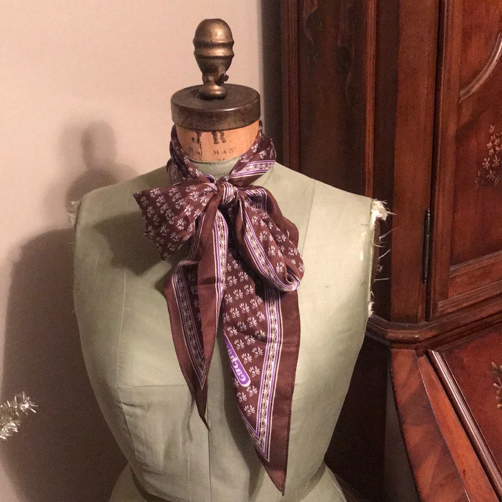 Vintage Silk Cacharel Scarf